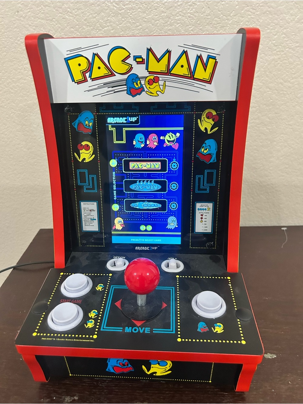 1Up Pac-Man Mini CounterArcade  - Tested and working - Picture 8 of 14